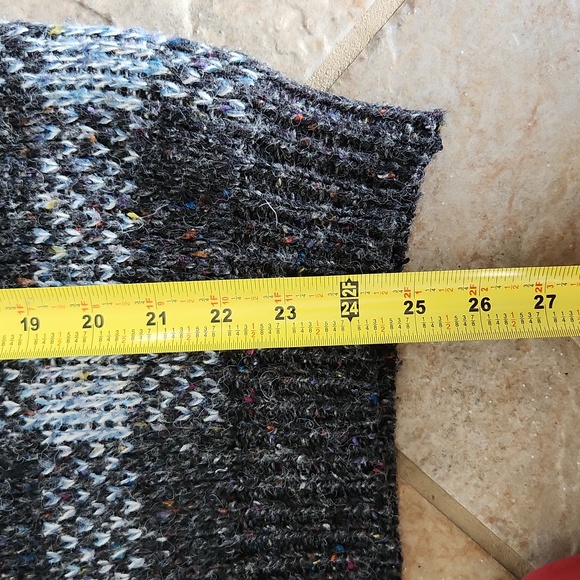 Plaid Crewneck Wool Blend Sweater Vintage - Picture 9 of 15